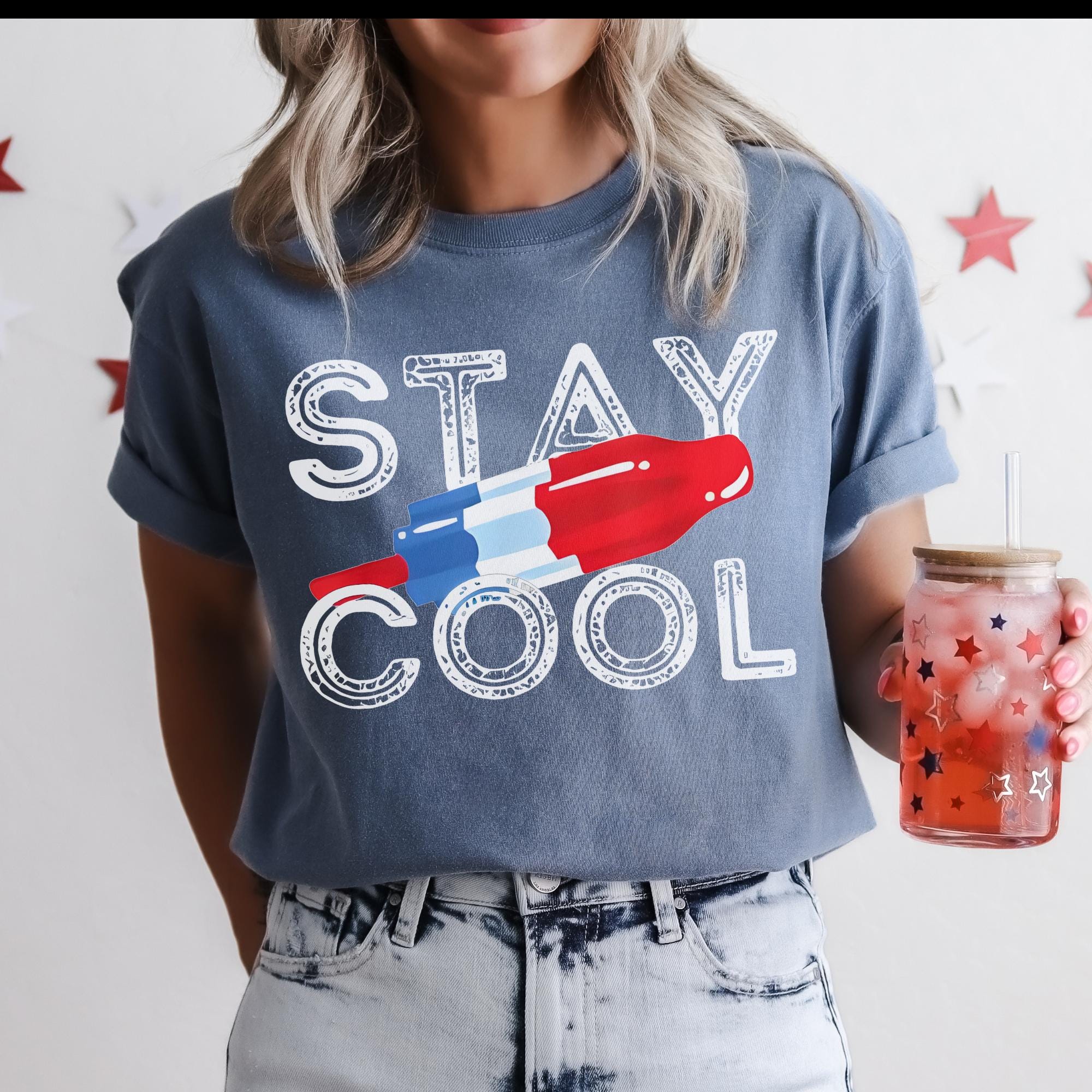 Popsicle 4th of July Shirt: Unisex Tee - Youth & Adult Sizes
