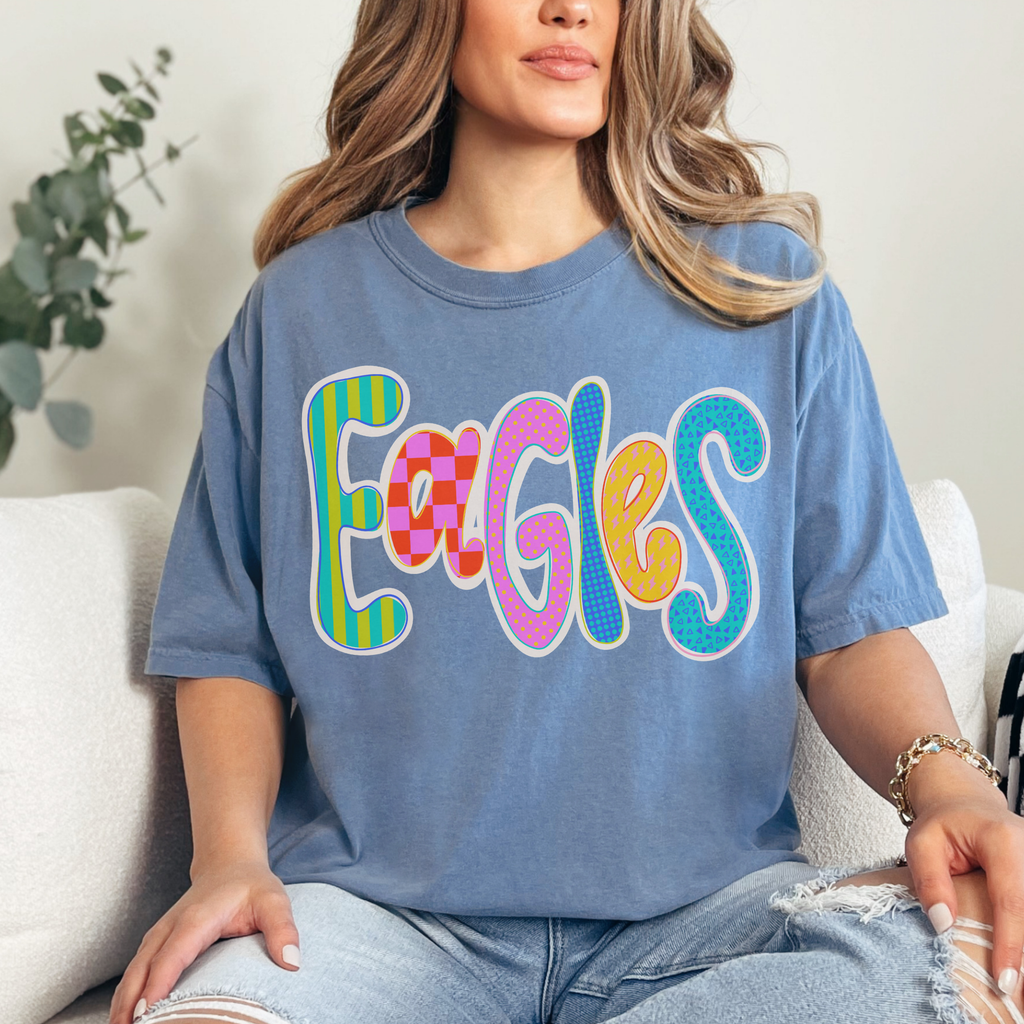Chunky Funky Eagles Mascot Printed Shirt