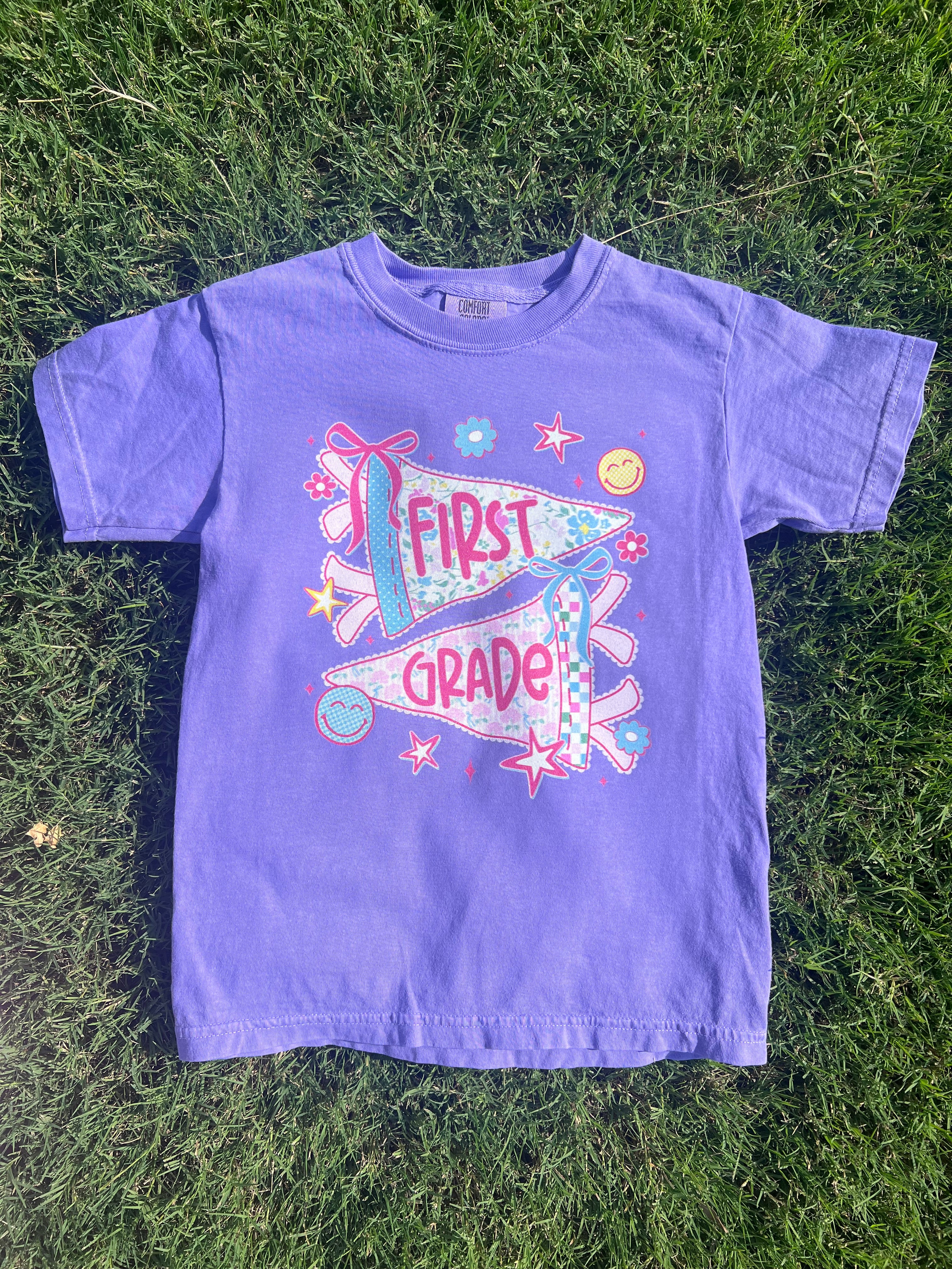 Preppy Grade Level Flag Shirt