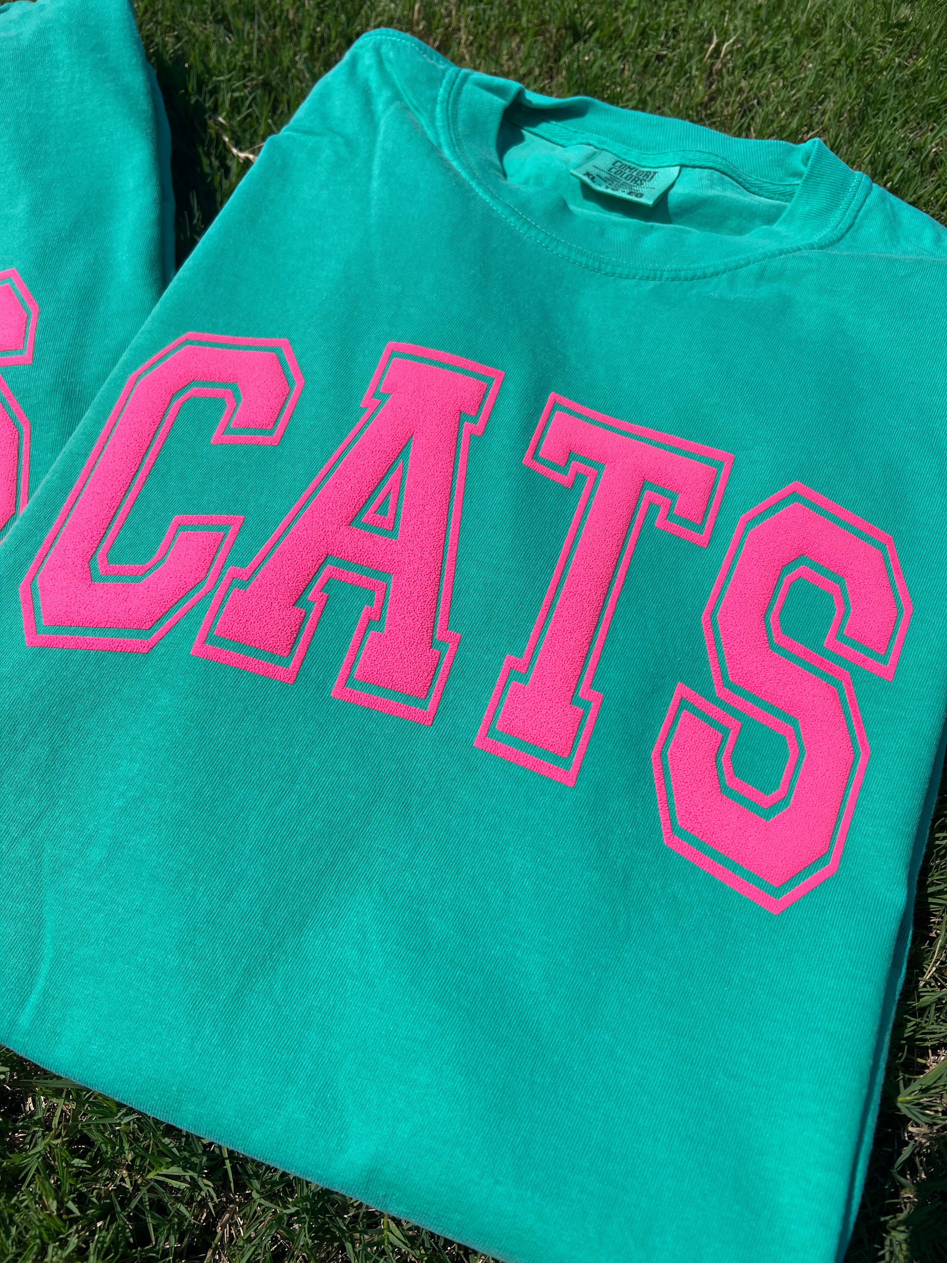 CATS Hot Pink Puff Mascot Shirt
