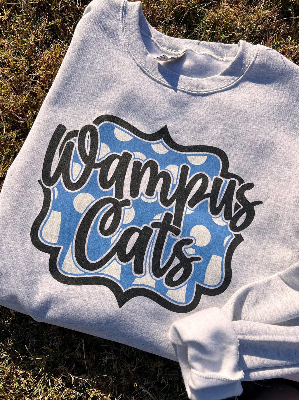 Conway Wampus Cats Polka Dot Unisex Sweatshirt