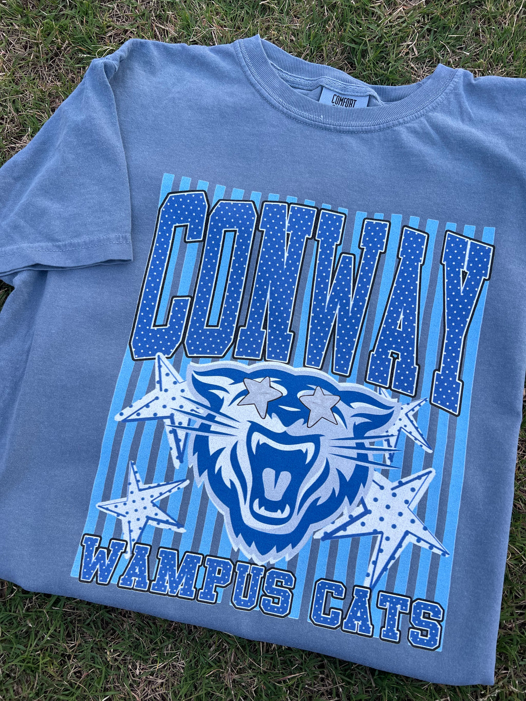 Conway Wampus Cat Printed Shirt, Comfort Color