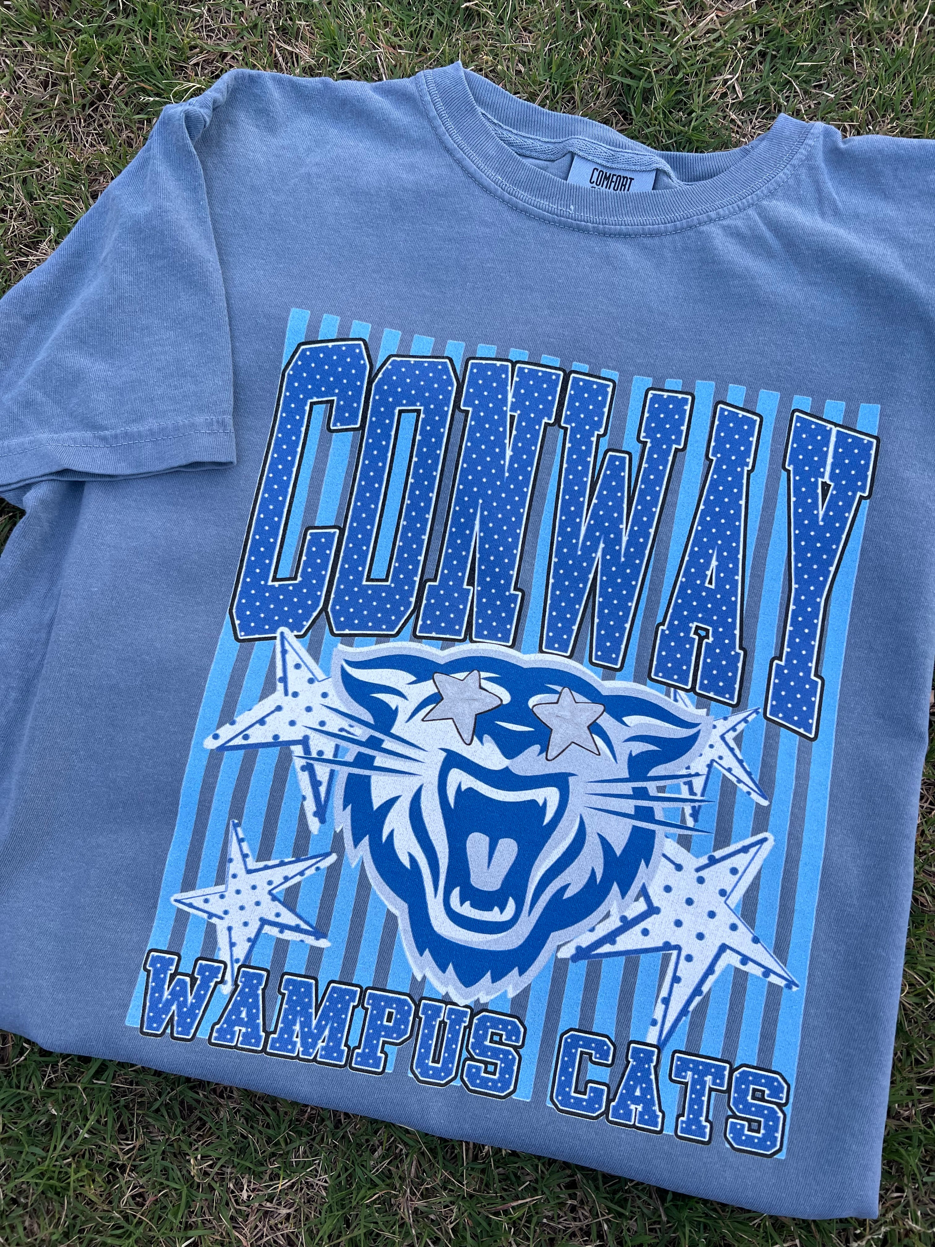 Conway Wampus Cat Printed Shirt, Comfort Color