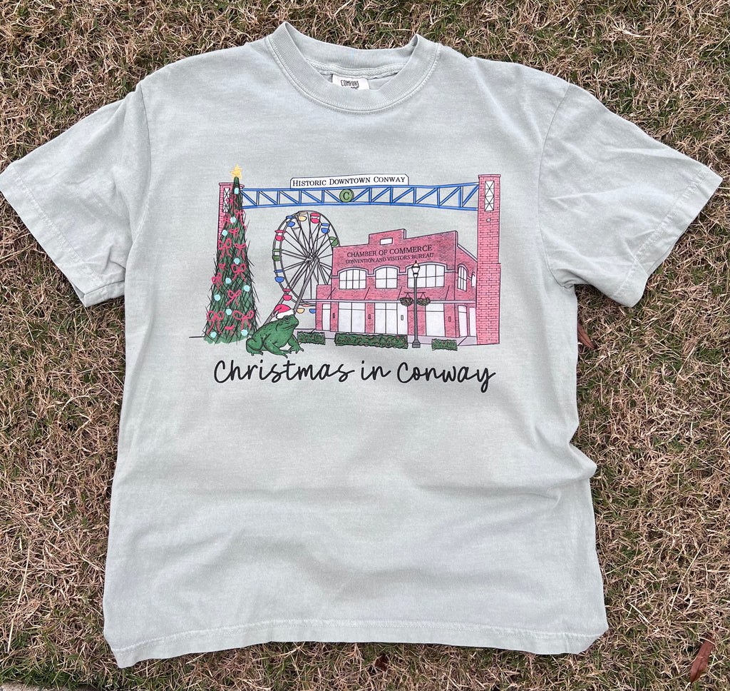 Christmas in Conway Comfort Color Shirt, Bay