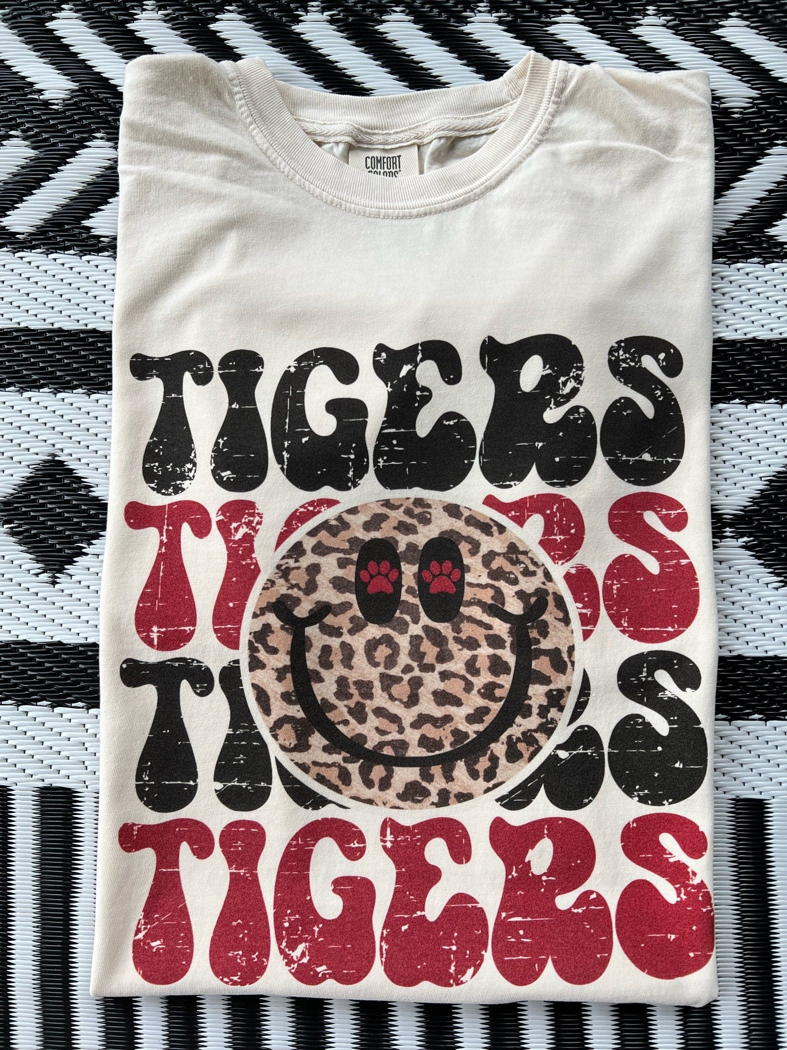 Tigers Stacked Smile Shirt || Go Tigers || Tigers Team Shirt || Unisex