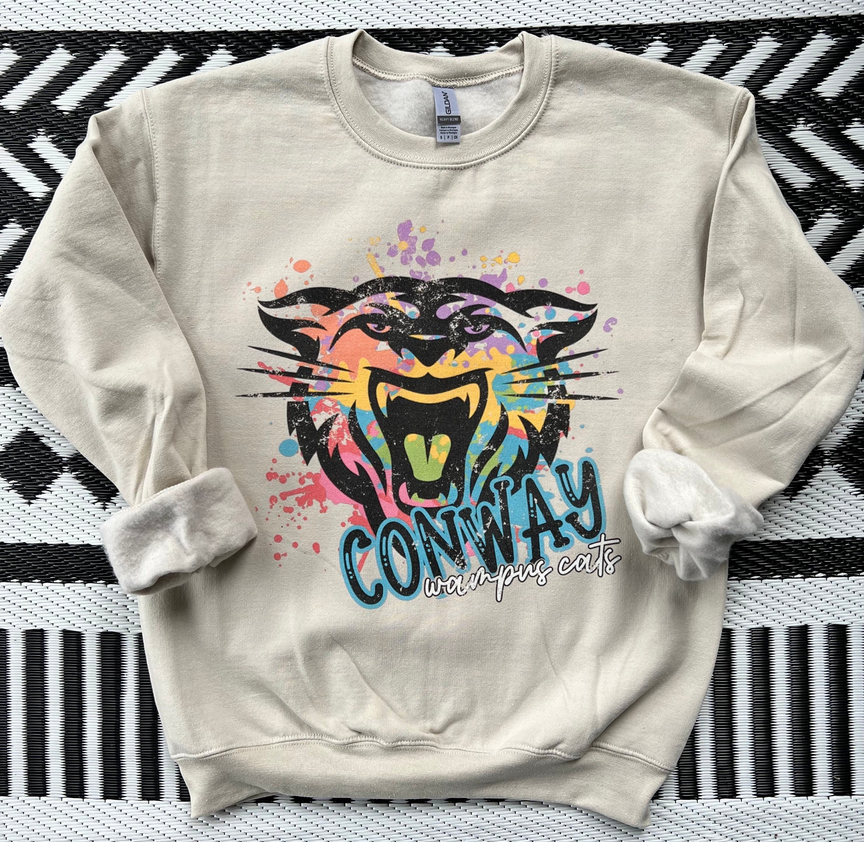 Wampus Cat Splatter Sweatshirt