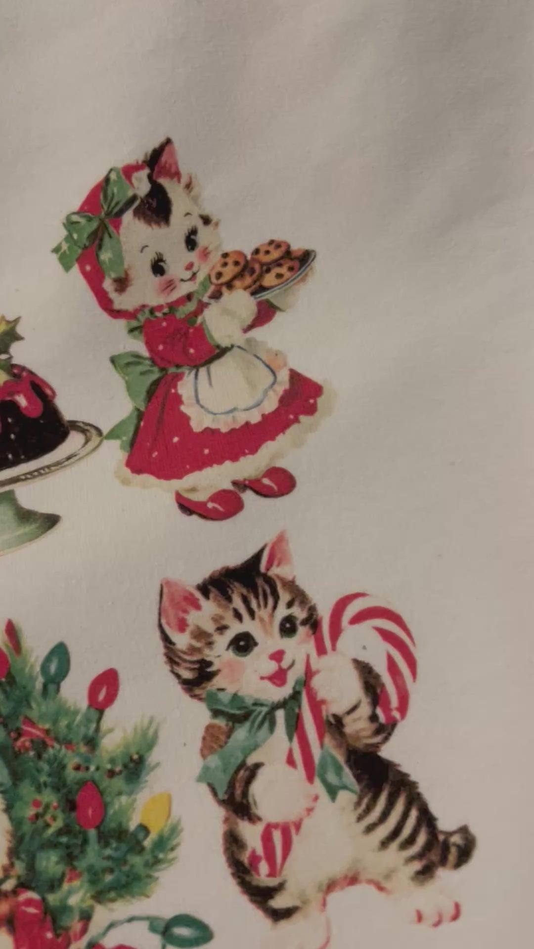 Vintage Christmas Kitties Sweatshirt
